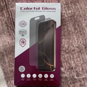 Privacy Screen Protector for iPhone 17 air Black